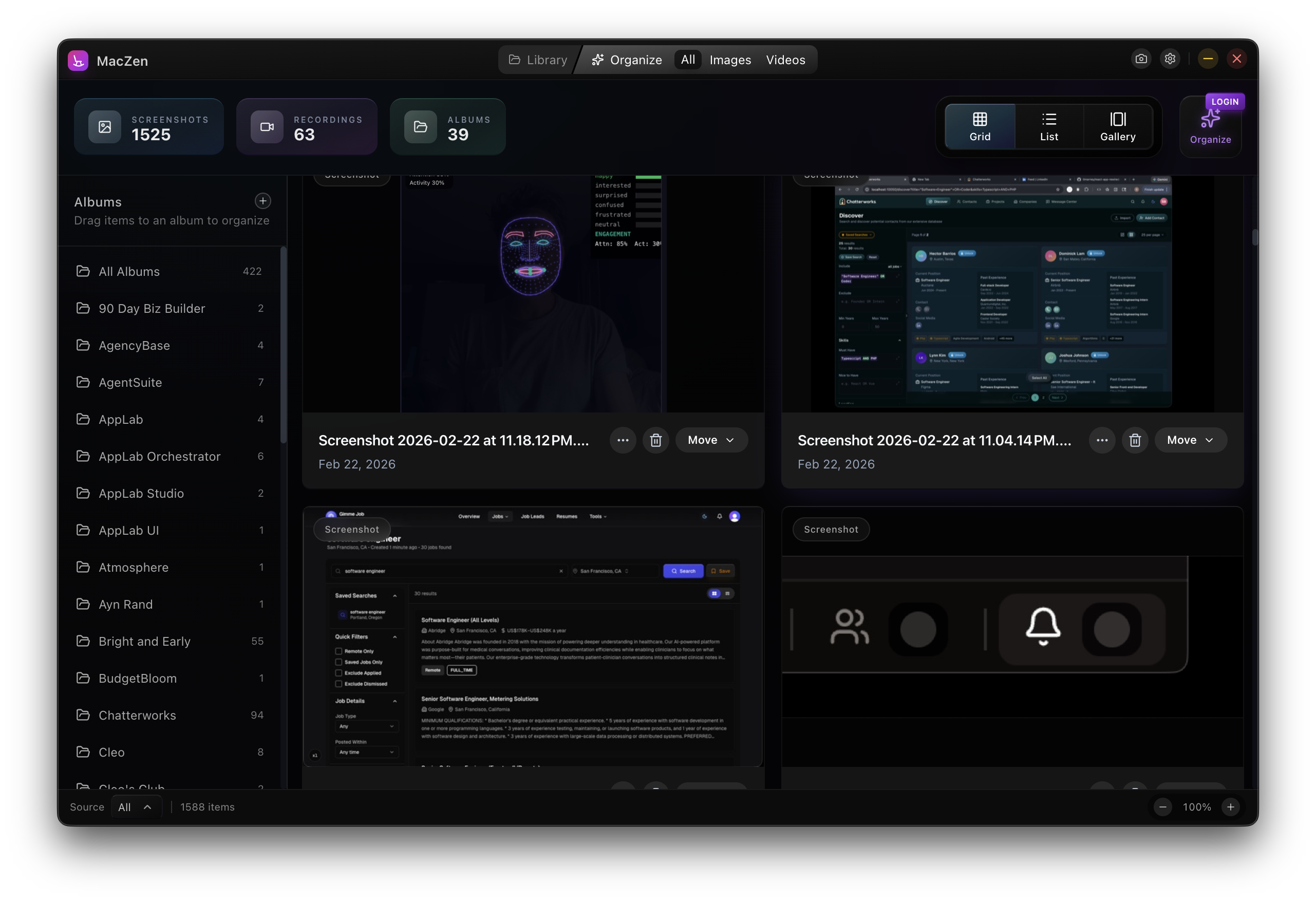 MacZen app screenshot
